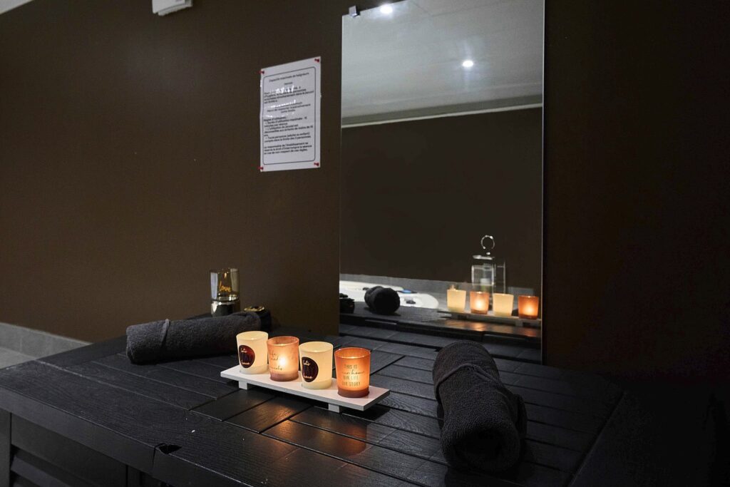 Chambre bougies — Loft Private Spa