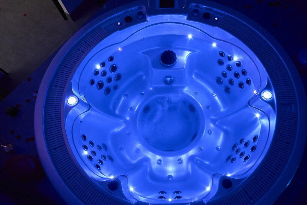 Jacuzzi vue dessus — Loft Private Spa